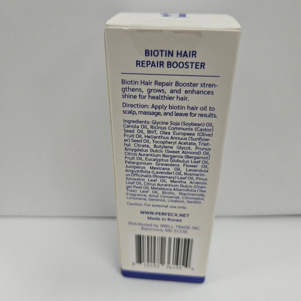 Hair Thickening Oil 30ml by Perfecx Revitalizing Biotin Booster NEW
